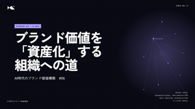 #6 ブランド価値を「資産化」する組織への道 - 4フェーズと3原則【AI時代のブランド価値構築】